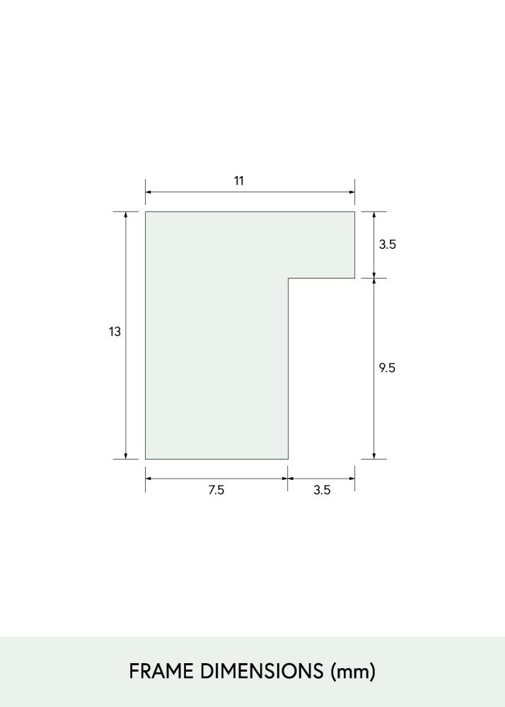 Okvir Uski hrast akrilno staklo 32x32 cm
