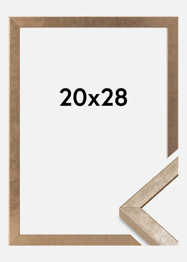 Okvir Ares Akrilno staklo Mesing 20x28 cm