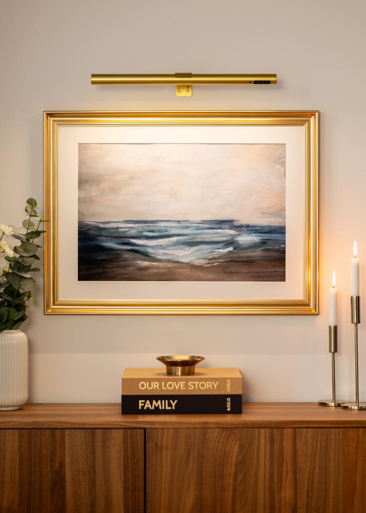 KAILA Halo Baterijsko napajanje Rasvjeta za slike 50 cm - Zlatna