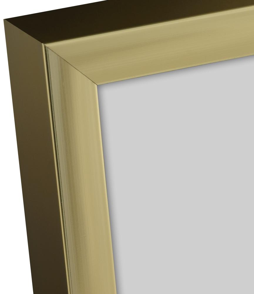Okvir Plakat Frame Aluminum Gold 70x100 cm - Paspartu Crno 59,4x84 cm (A1)
