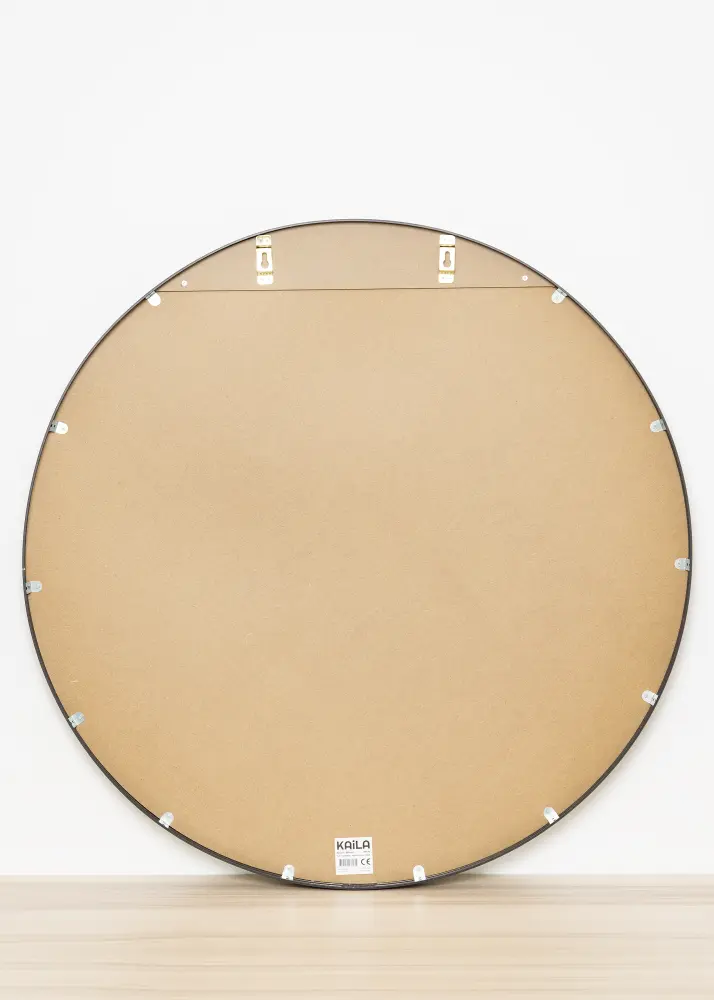 KAILA Okruglo Ogledalo Edge Black 100 cm Ø