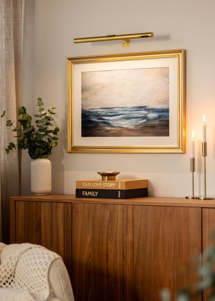 KAILA Halo Baterijsko napajanje Rasvjeta za slike 50 cm - Zlatna