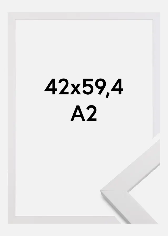 Okvir White Wood 42x59,4 cm (A2)
