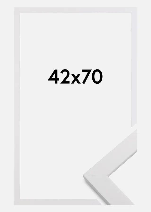 Okvir White Wood Akrilno staklo 42x70 cm