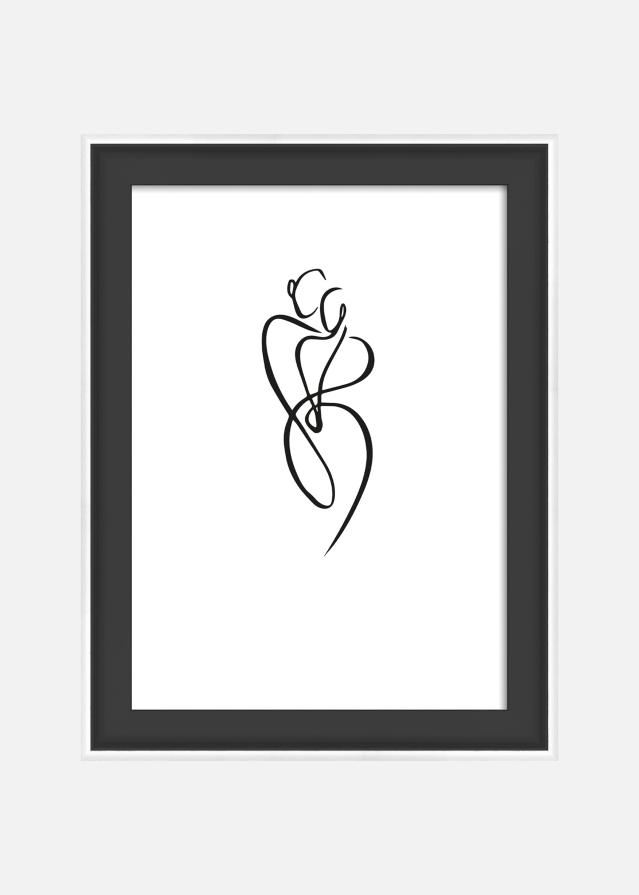 Okvir Silhouette Crna 10x15 cm