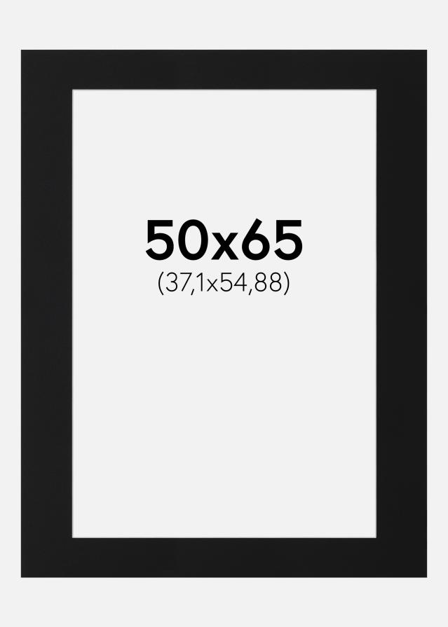 Paspartu Crni Standard (Bijela Jezgra) 50x65 cm (37,1x54,88)