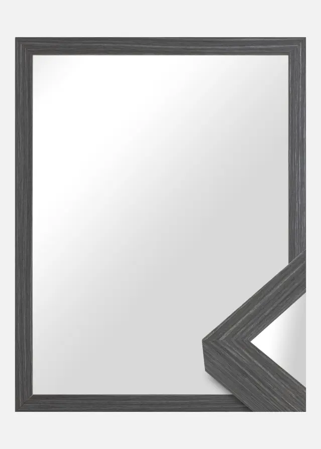 Ogledalo Wood Selection Grey I - Po vlastitoj mjeri