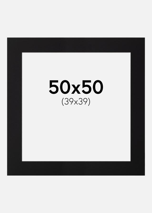 Paspartu Canson Crno Bijeli unutarnji rub 50x50 cm (39x39)