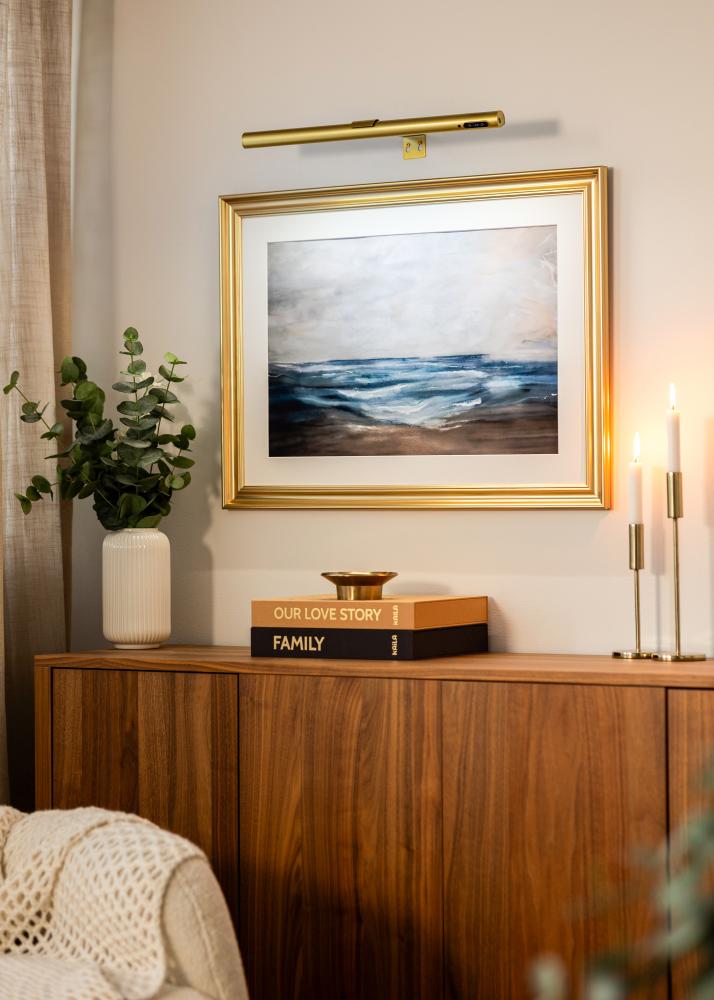 KAILA Halo Baterijsko napajanje Rasvjeta za slike 50 cm - Zlatna