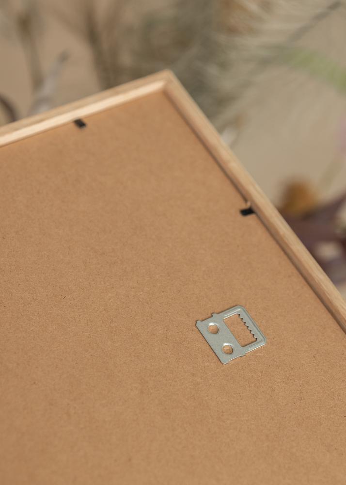 Okvir Tanak Hrast 40x50 cm - Paspartu Crno 12x16 inches