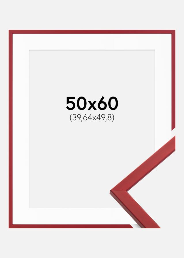Okvir Edsbyn Crvena 50x60 cm - Paspartu Bijelo 16x20 inches