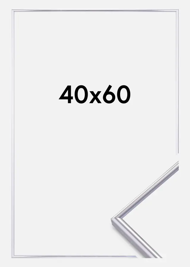 Okvir Can-Can Srebro 40x60 cm