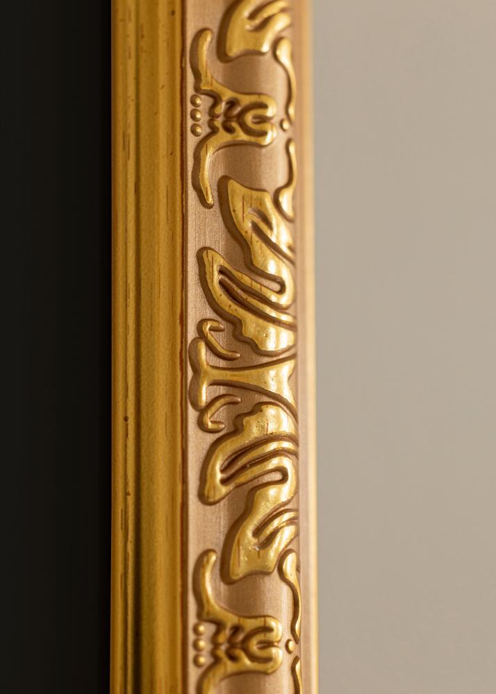 Okvir Nostalgia Zlato 32x45 cm - Paspartu Crno 10x12 inches