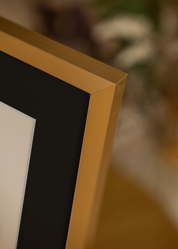 Okvir Selection Zlato 13x18 cm - Paspartu Crno 9x12 cm
