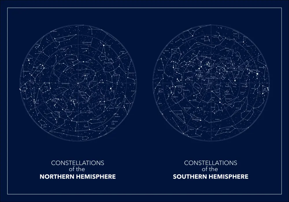 Hemispheres Dark Plakat