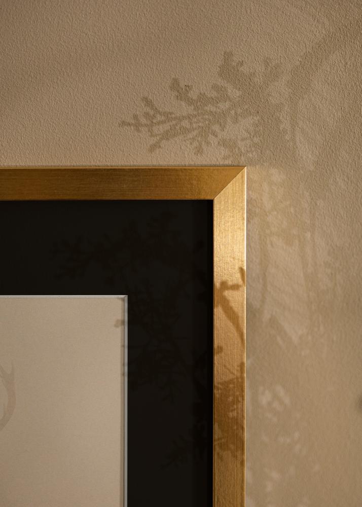 Okvir Selection Zlato 13x18 cm - Paspartu Crno 9x12 cm