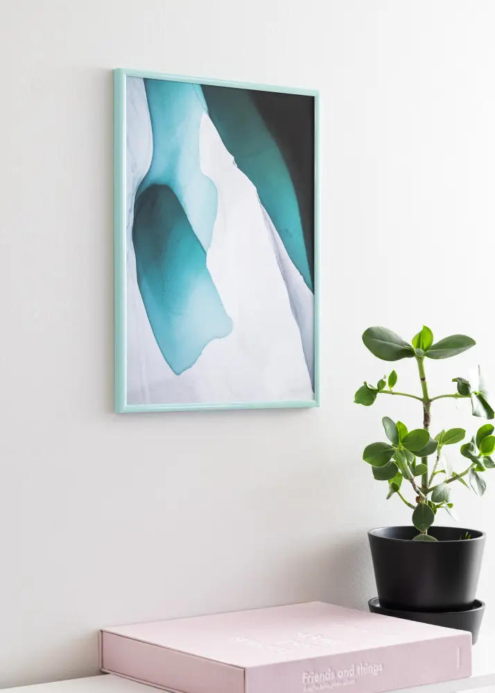 Okvir New Lifestyle Tirkizna 30x40 cm - Paspartu Crno 20x28 cm