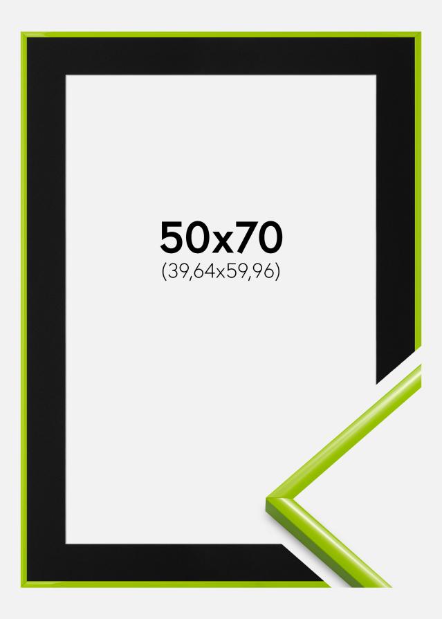 Okvir New Lifestyle May Green 50x70 cm - Paspartu Crno 16x24 inches