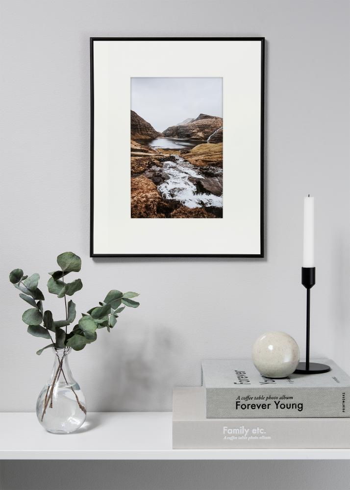 Paspartu XL Bijelo Bijeli unutarnji rub 40x50 cm (20x28,7 - A4)