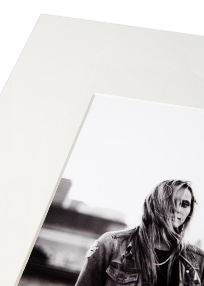 Paspartu XL Standardni Bijelo Bijeli unutarnji rub 20x25 cm (9x14)