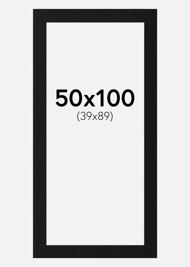 Paspartu Crni Standard (Bijela Jezgra) 50x100 cm (39x89)