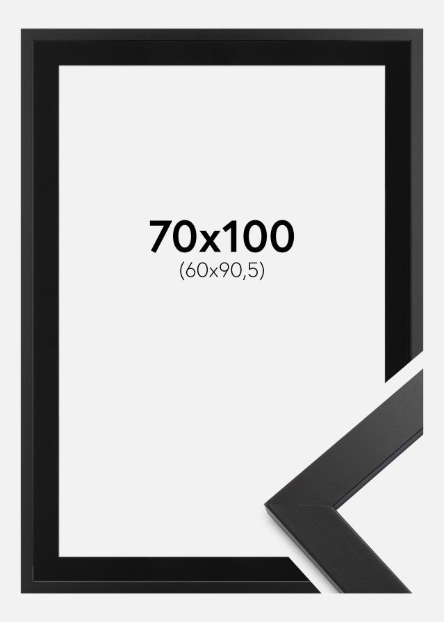 Okvir Black Wood 70x100 cm - Paspartu Crno 61x91,5 cm