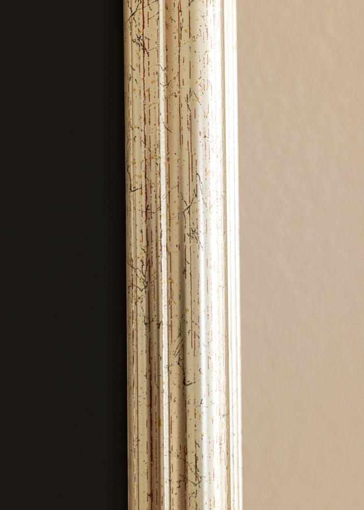 Okvir Västkusten Srebro 70x100 cm - Paspartu Crno 62x93 cm