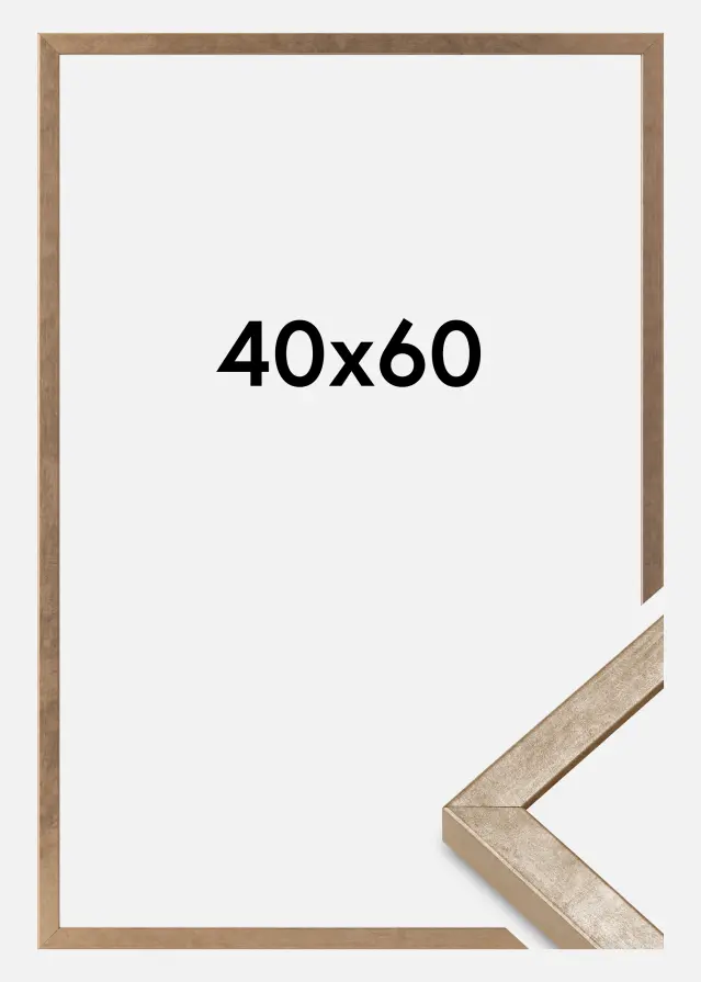 Okvir Ares Akrilno staklo Mesing 40x60 cm