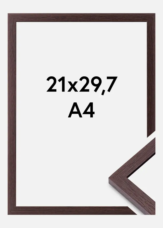 Okvir Modern Akrilno staklo Orah 21x29.7 cm (A4)