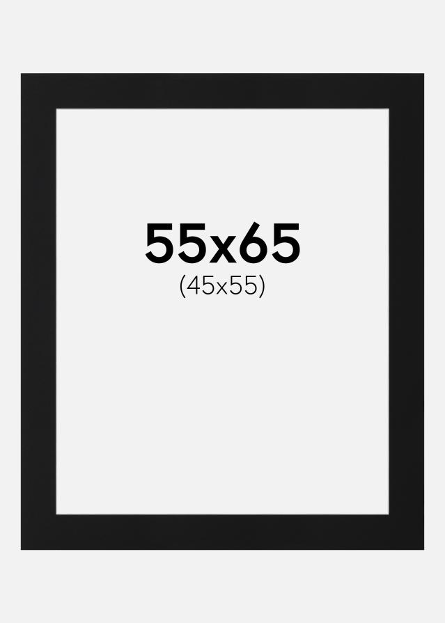 Paspartu Crni Standard (Bijela Jezgra) 55x65 cm (45x55)