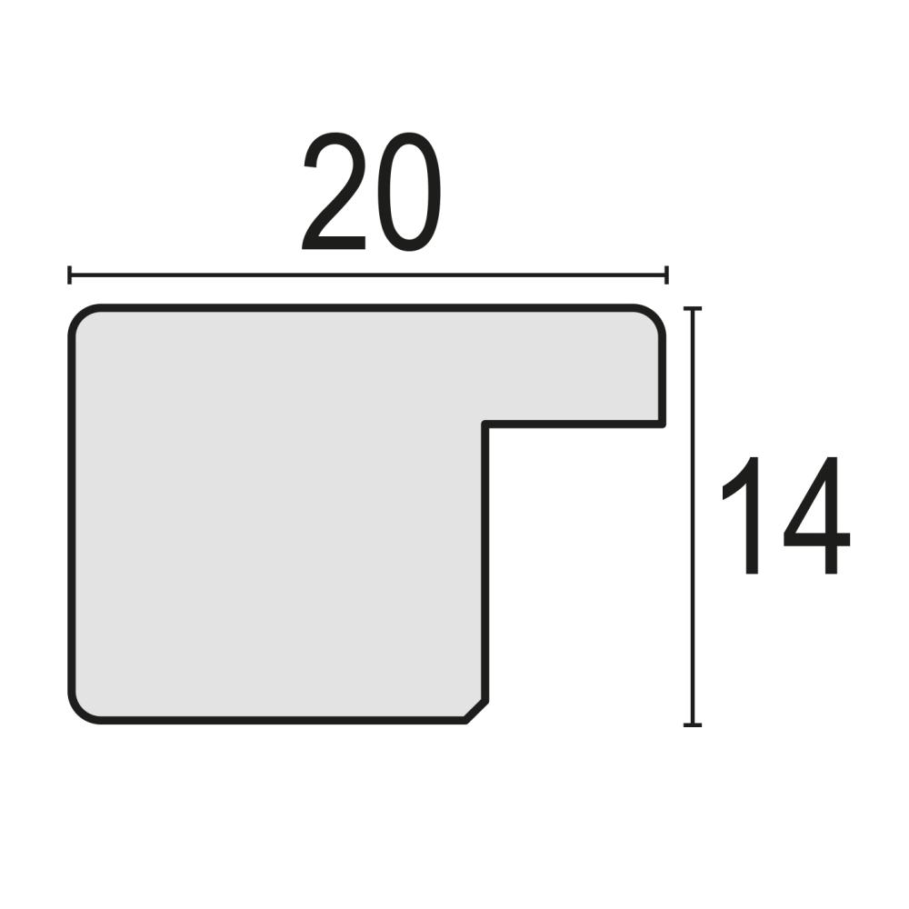 Okvir Theresa Smeđa 10x15 cm