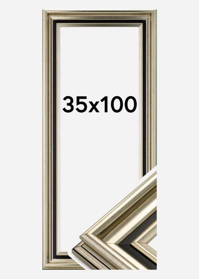 Okvir Gysinge Premium Srebro 35x100 cm