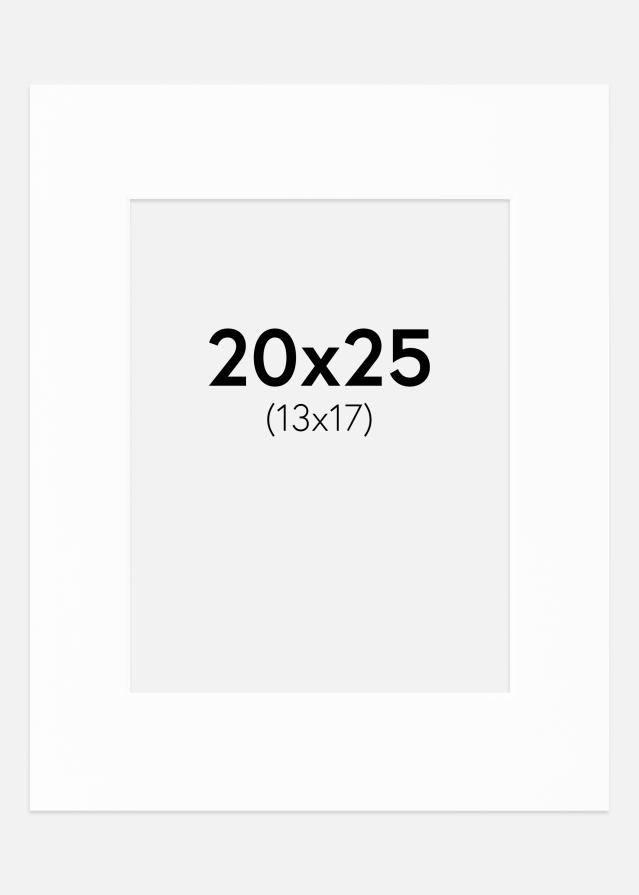 Paspartu Canson Bijelo Bijeli unutarnji rub 20x25 cm (13x17)