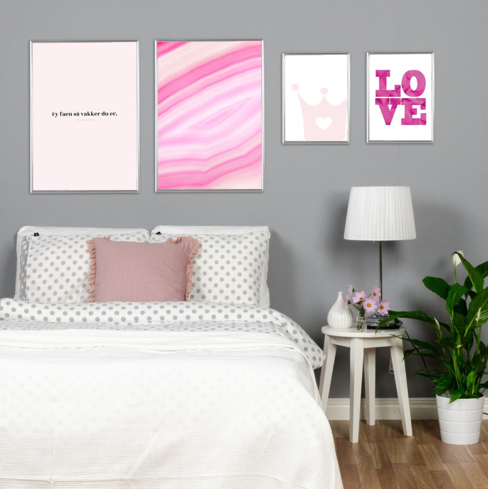 Okvir Decoline Srebro 30x91 cm