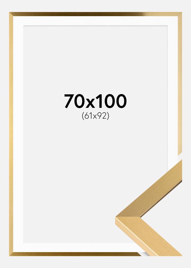 Okvir Selection Zlato 70x100 cm - Paspartu Bijelo 62x93 cm