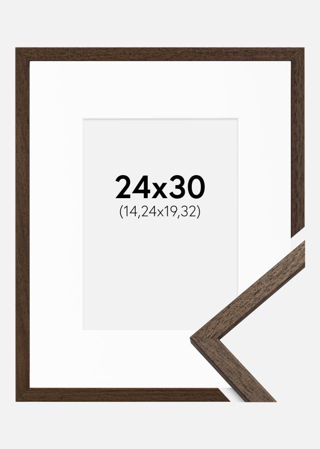 Okvir Edsbyn Orah 24x30 cm - Paspartu Bijelo 6x8 inches