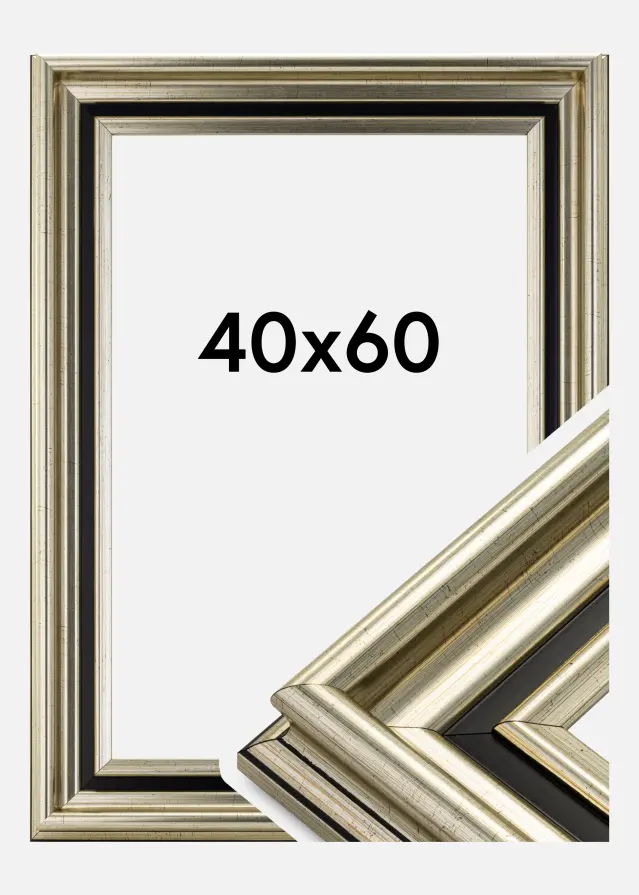 Okvir Gysinge Premium Srebro 40x60 cm