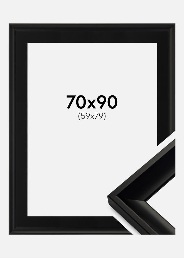 Okvir Öjaren Crno 70x90 cm - Paspartu Crno 60x80 cm