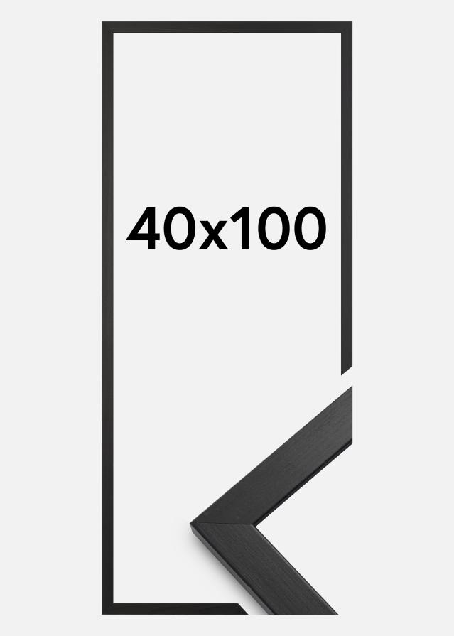 Okvir Profinjeni Akrilno staklo Crno 40x100 cm