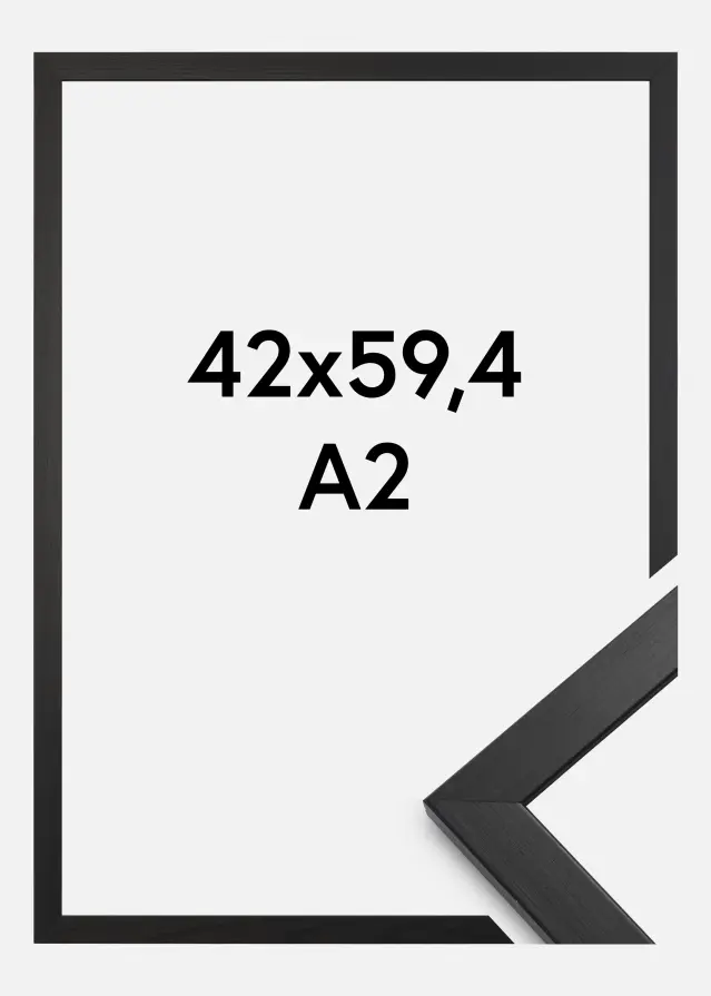 Okvir Profinjeni Crno 42x59,4 cm (A2)
