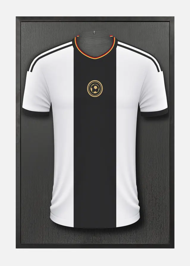 Okvir Stockholm Jersey Box Akrilno staklo Crno 60x90 cm