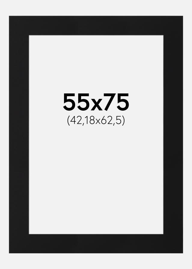 Paspartu Crni Standard (Bijela Jezgra) 55x75 cm (42,18x62,5)