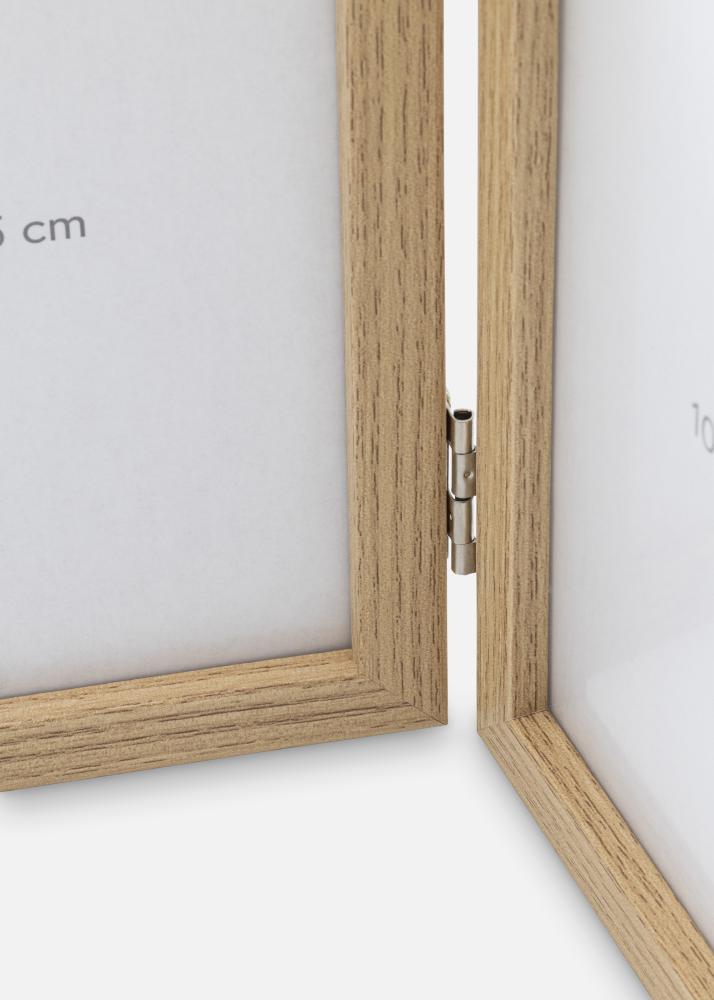 Sklopivi okvir Masivni hrast 10x15 cm