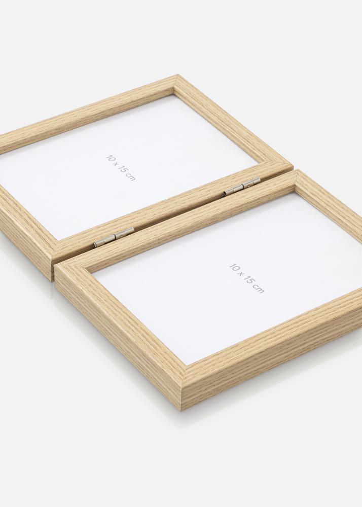 Sklopivi okvir Masivni hrast 10x15 cm