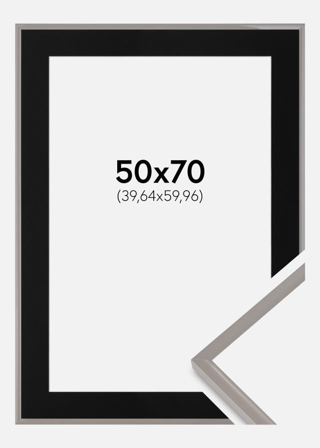 Okvir New Lifestyle Earth Grey 50x70 cm - Paspartu Crno 16x24 inches