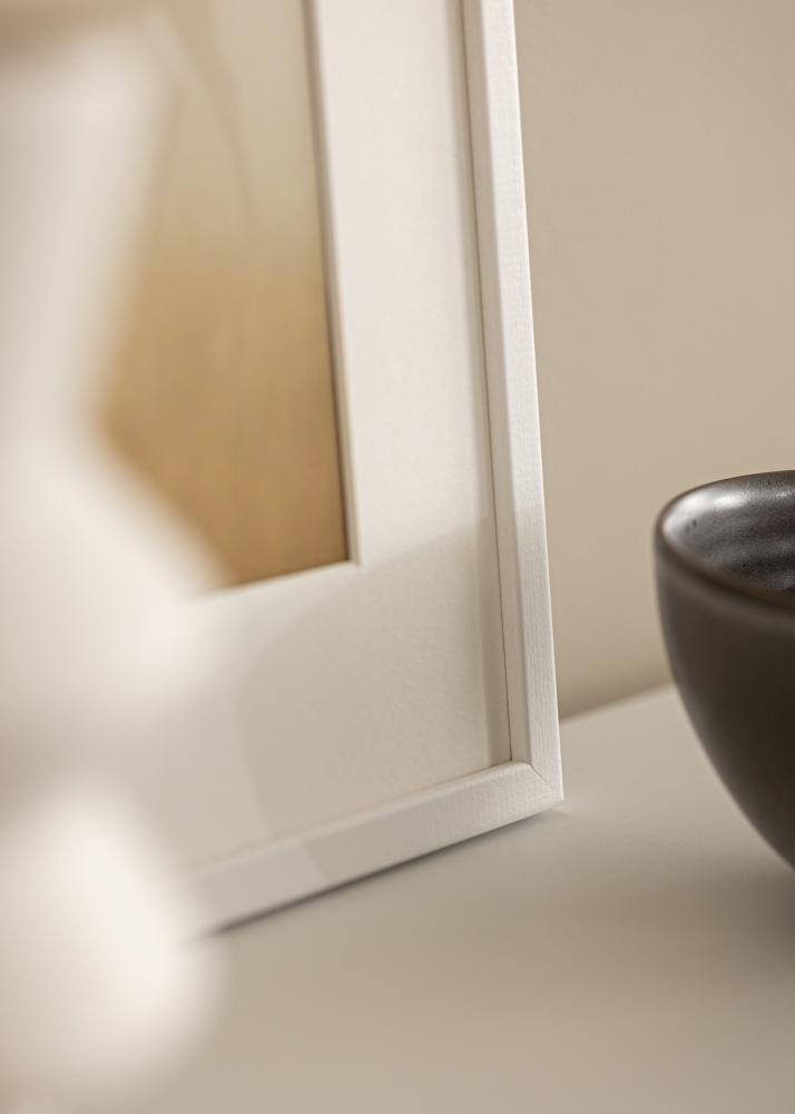 Okvir Kaspar Bijelo 50x70 cm - Paspartu Bijelo 16x24 inches