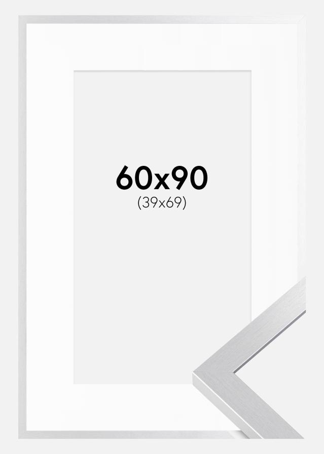 Okvir Selection Srebro 60x90 cm - Paspartu Bijelo 40x70 cm
