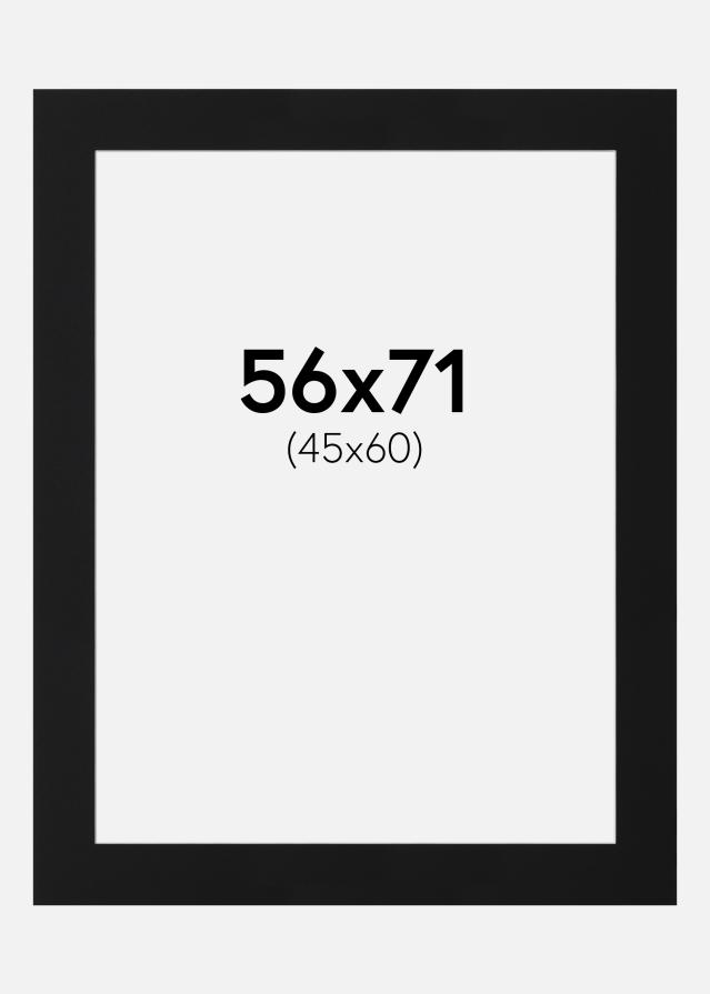 Paspartu Crni Standard (Bijela Jezgra) 56x71 cm (45x60)