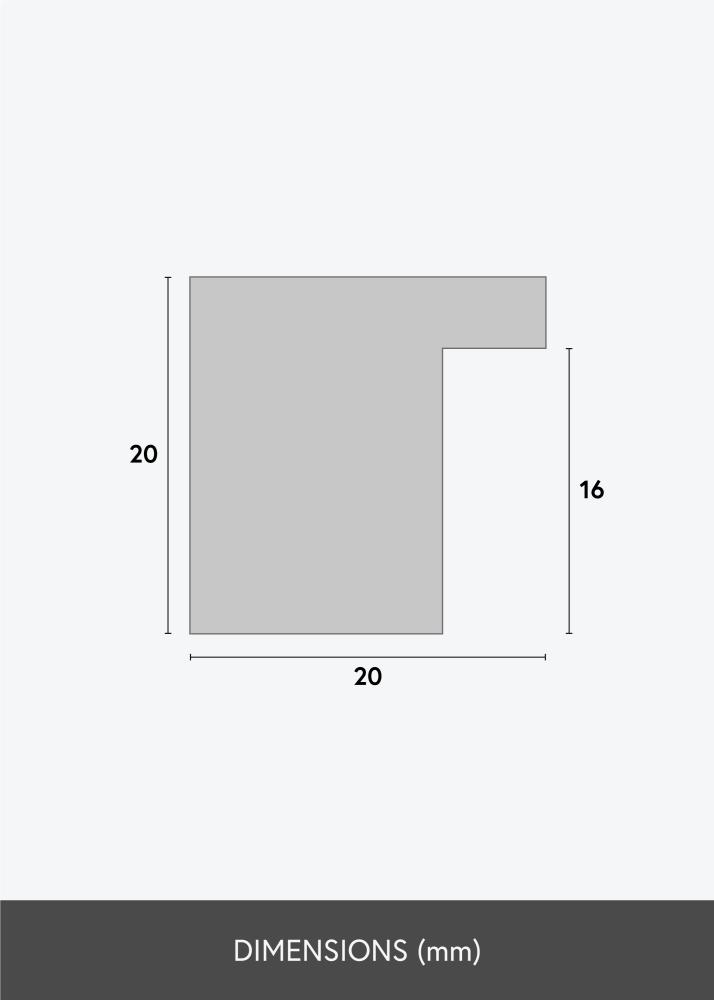 Okvir Devon Antracit - Veličina po izboru