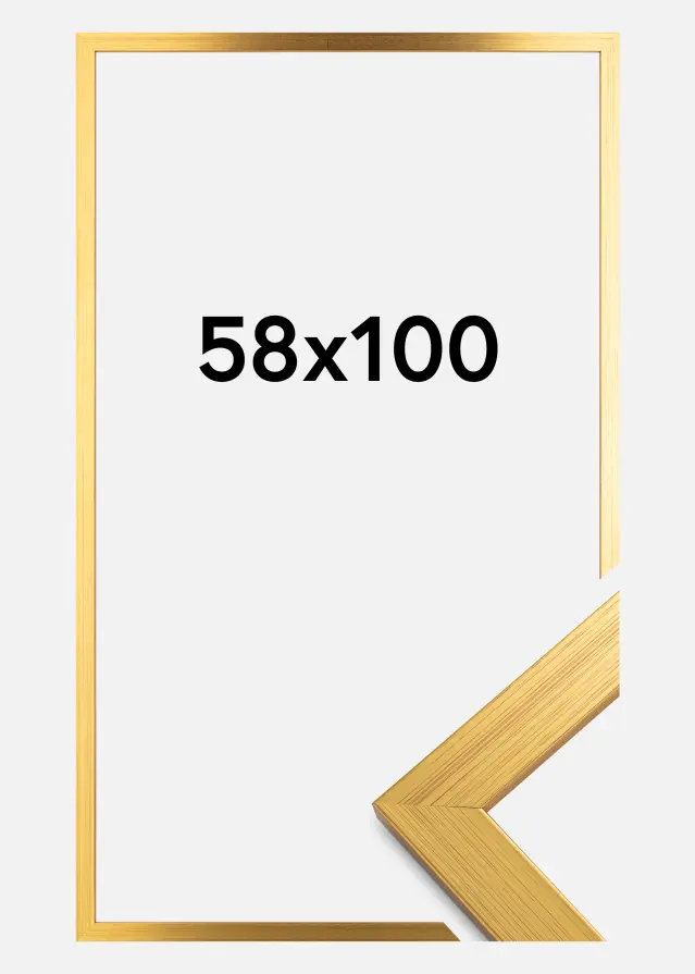 Okvir Gold Wood Akrilno staklo 58x100 cm